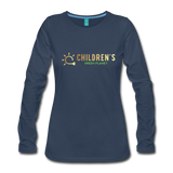 Women's Premium Long Sleeve T-Shirt - navy